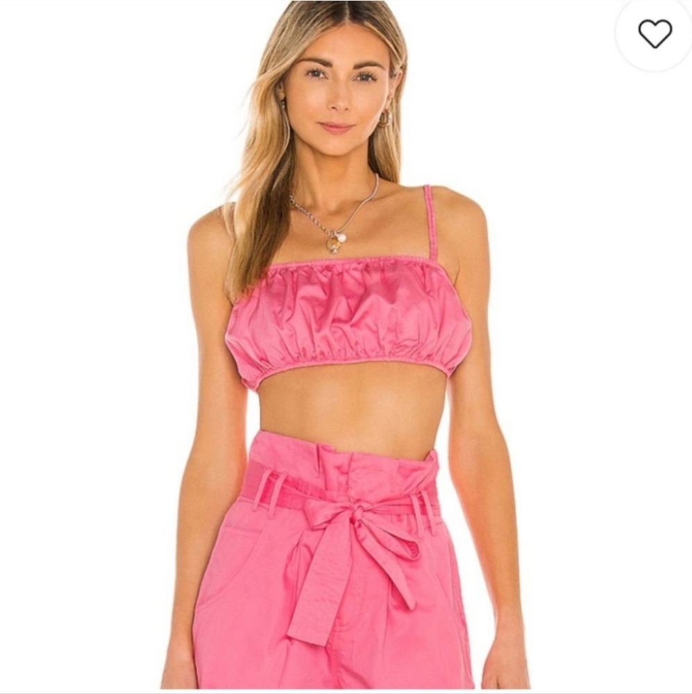 Mikoh SET Taiyo Top + Aegean Shorts In Guava Pop 2 Small